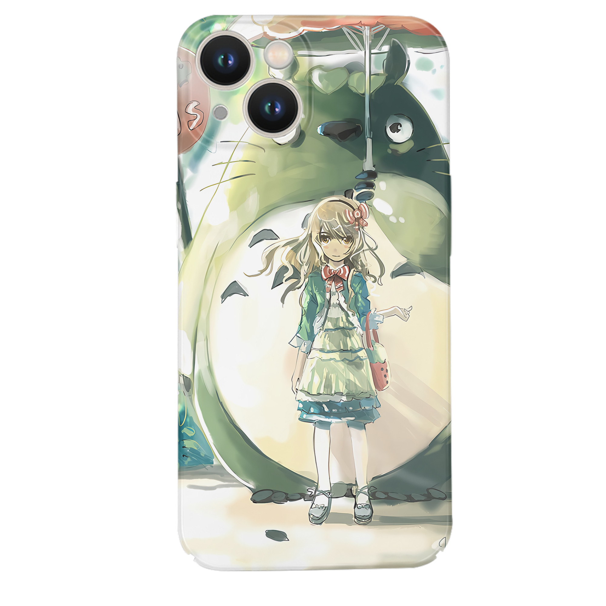 （画像用） となりのトトロ 草壁メイ 草壁サツキ My Neighbor Totoro Satsuki Kusakabe Mei Kusakabe 【iPhone 14シリーズ対応】ハードケース